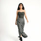 Grey Chain Corset Top