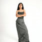 Grey Chain Corset Top
