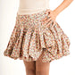 Vintage Bloom Bubble Skirt - Varaakie