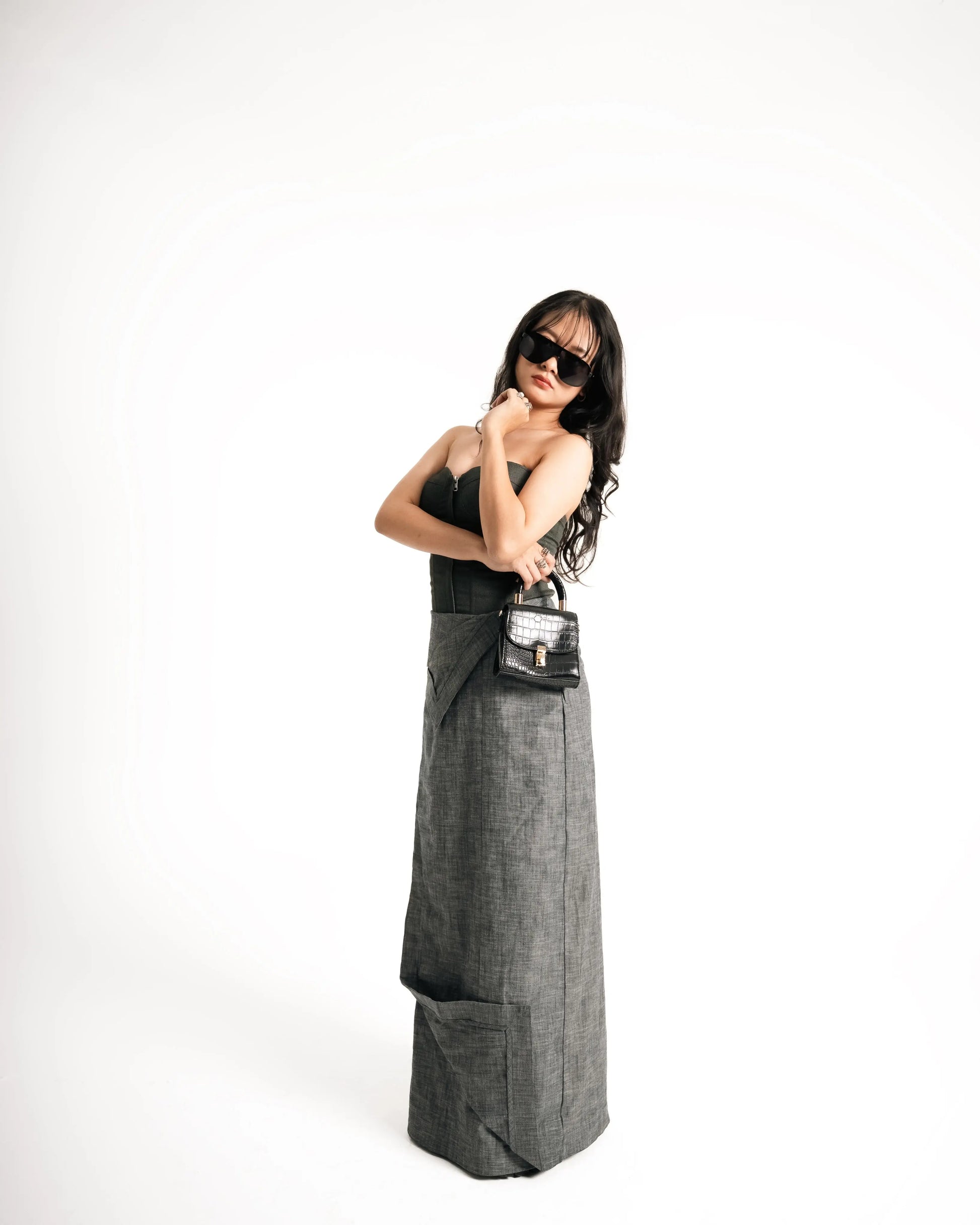 Column Maxi Skirt - Varaakie